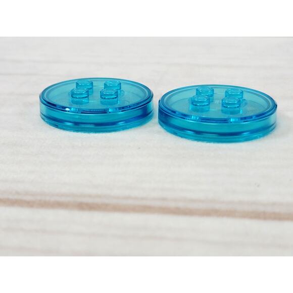 LEGO Dimensions: Generic Blue Tags for Vehicles & Gadgets #18602c01 - LOT of 2 - Picture 4 of 6